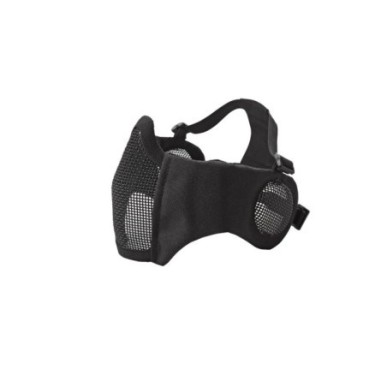 ASG - Masque En Maille Métallique Avec Coussinets De Joues Et Protection Auditive - Noir