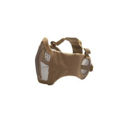 ASG - Masque En Maille Métallique Avec Coussinets De Joues Et Protection Auditive - Tan