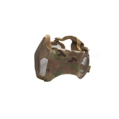 ASG - Masque en Maille Métallique Avec Coussinets De Joues Et Protection Auditive - MultiCam