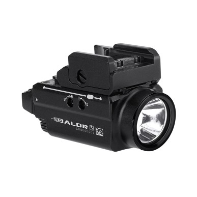 Olight - Baldr S | Lampe tactique avec laser vert - Noir