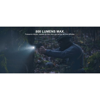 Olight - Baldr S | Lampe tactique avec laser vert - Noir