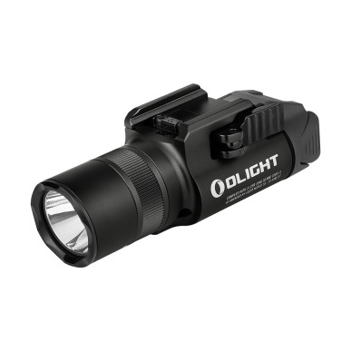 Olight - Baldr Pro R | Lampe tactique avec laser vert & 1350 lumens LED - Noir