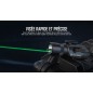 Olight - Baldr Pro R | Lampe tactique avec laser vert & 1350 lumens LED - Noir