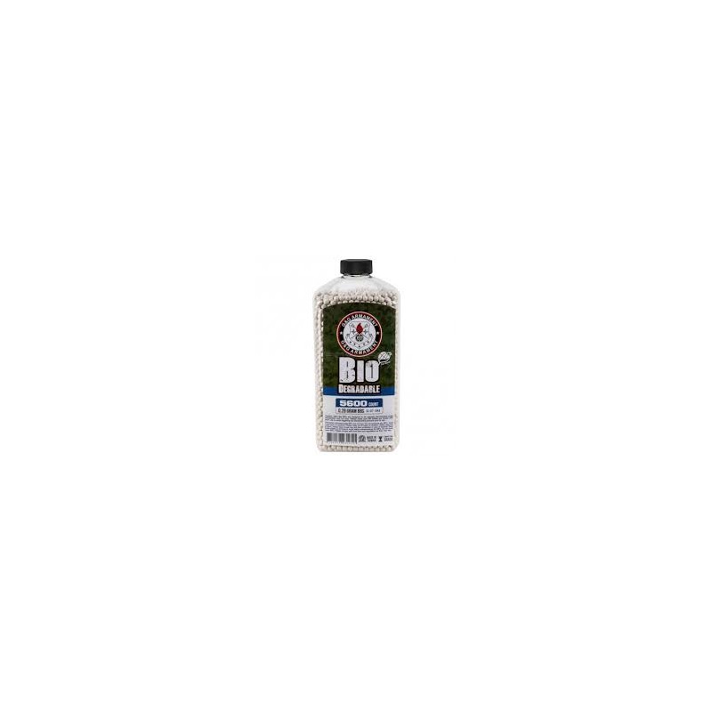 G&G Armament - Billes biodégradable Blanche 0.28g Précision 5600 Bbs