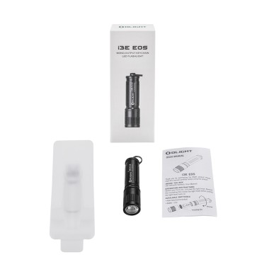 Olight - i3E EOS | Mini lampe LED Porte-clés 90 lumens - Noir