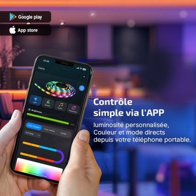 Olight - Ostrip | Ruban Led USB 5m multicolore controlé par APP