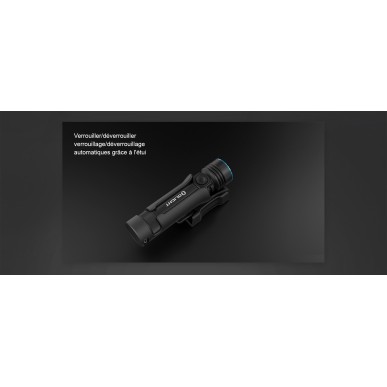Olight - Seeker 4 Pro | Lampe Torche LED Ultra Puissante 4600 Lumens - Orange