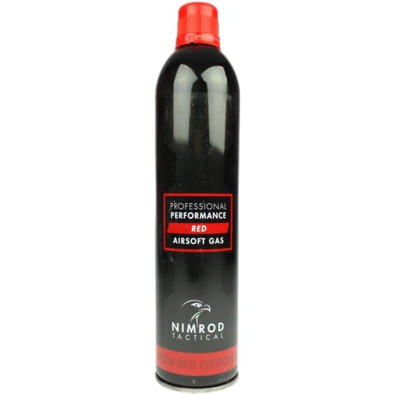 NIMROD TACTICAL - Bouteille de gaz airsoft Red 500ml - 174 PSI NIMROD TACTICAL - Bouteille de gaz airsoft Red 500ml - 174 PSI