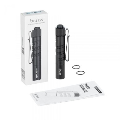Olight i3T 2 EOS – Lampe de Poche Compacte 200 Lumens – Noir