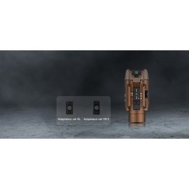 Olight PL-3S Valkyrie Tan – Lampe tactique 1000 lumens pour rail Picatinny