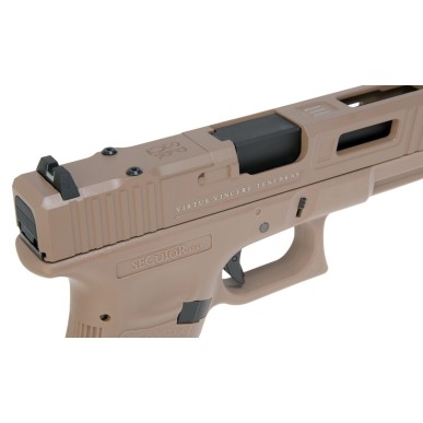 Secutor - Réplique de poing GBB Gladius Magna III Co2 - Tan
