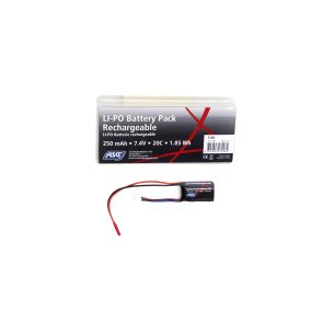 ASG - Batterie LiPo 7.4V 250mAh 20C - Mini Tamiya - Spéciale HPA