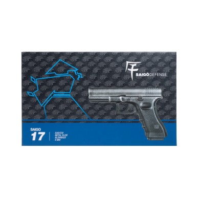 Saigo Defense - Réplique de poing GBB MK1 Co2 Blowback Metal Slide - Noir