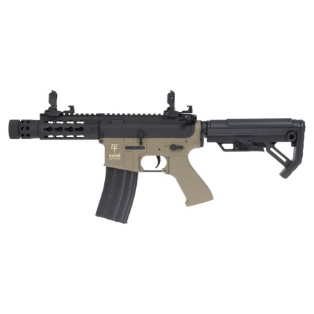 Saigo Defense - Réplique fusil d'assaut AEG Kenji Short S - Noir et Tan