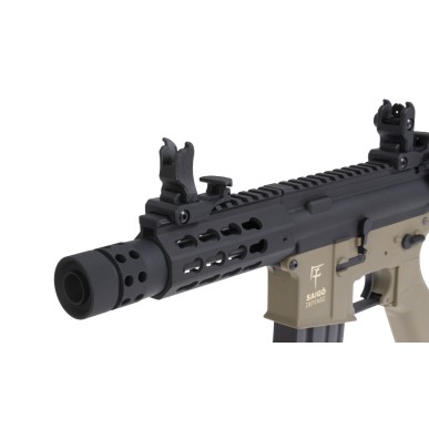 Saigo Defense - Réplique fusil d'assaut AEG Kenji Short S - Noir et Tan