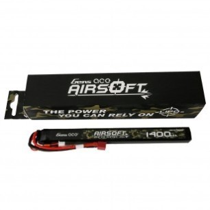 GENS - Batterie Lipo 11.1V 1400mAh 25C - T-Deans - 1 bâton