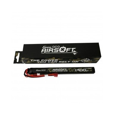 GENS - Batterie Lipo 11.1V 1400mAh 25C - T-Deans - 1 bâton