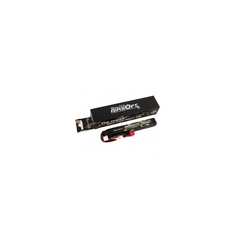 GENS - Batterie Lipo 7.4V 1500mAh 25C - T-Dean - 1 bâton GENS - Batterie Lipo 7.4V 1500mAh 25C - T-Dean - 1 bâton