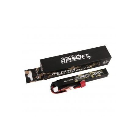 GENS - Batterie Lipo 7.4V 1500mAh 25C - T-Dean - 1 bâton