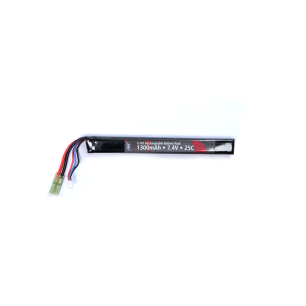 ASG - Batterie LiPo 7.4V 1300mAh 25C - Tamiya - 1 bâton