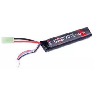 ASG - Batterie LiPo  7.4V 1300mAh 15C - Tamiya - 1 bâton