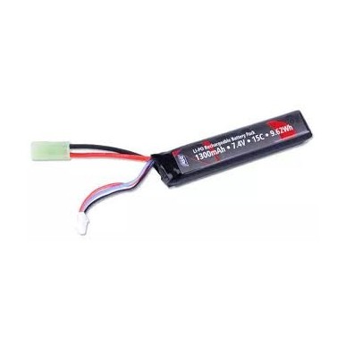 ASG - Batterie LiPo  7.4V 1300mAh 15C - Tamiya - 1 bâton