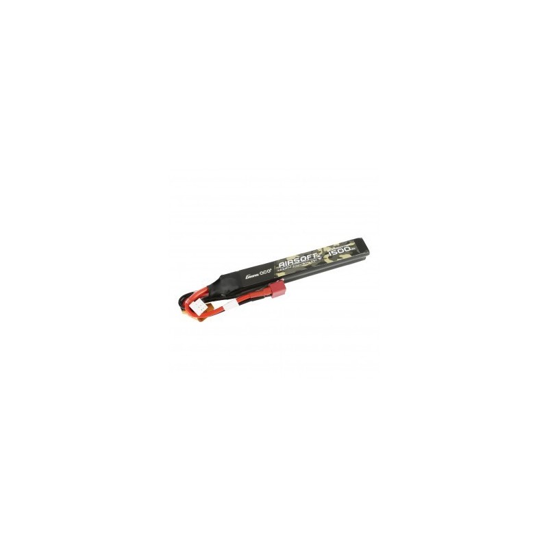 GENS - Batterie Lipo 7.4V 1500mAh 25C - T-Dean - 2 Bâtons