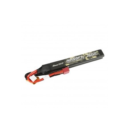 GENS - Batterie Lipo 7.4V 1500mAh 25C - T-Dean - 2 Bâtons