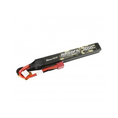 GENS - Batterie Lipo 7.4V 1500mAh 25C - T-Dean - 2 Bâtons