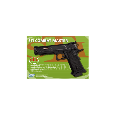 ASG - Pistolet GBB STI Combat Master Co2 - Noir et Cuivre