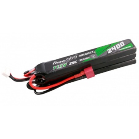 GENS - Batterie Lipo 11.1V 2400mAh 25C - T-Dean - 3 Bâtons