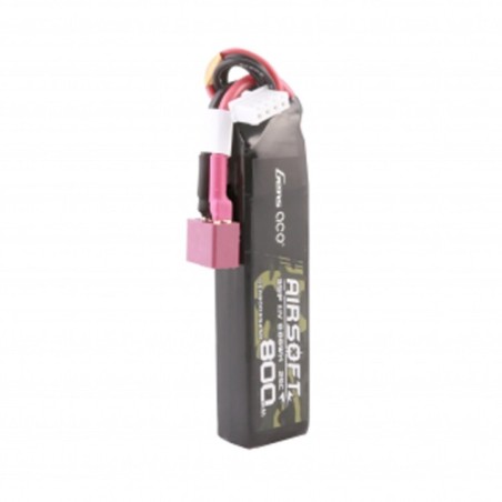 GENS - Batterie Lipo 11.1V 800mAh 25C - T-Dean - 1 bâton