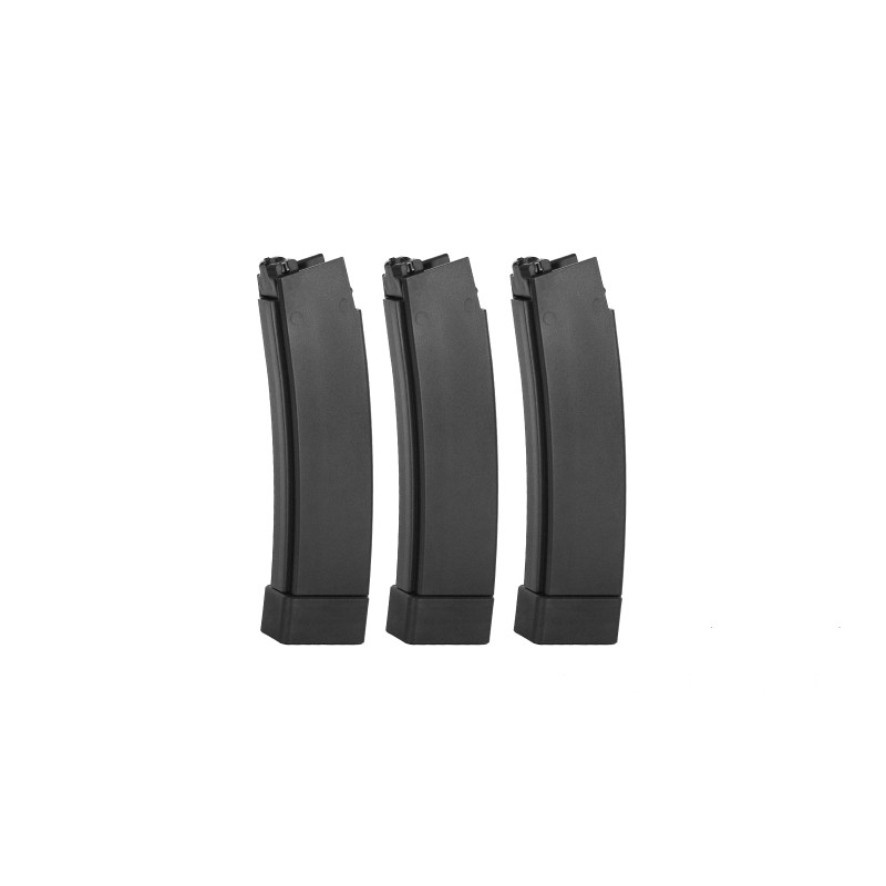ASG - Chargeur AEG 75 Cps pour CZ Scorpion EVO 3 Et MTW 9 - Boite De 3 Chargeurs - Noir