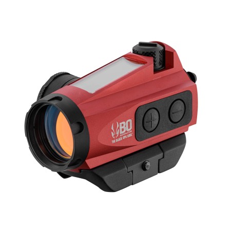 BO Manufacture - Viseur point rouge OCX-1 montage bas avec panneau solaire - Rouge