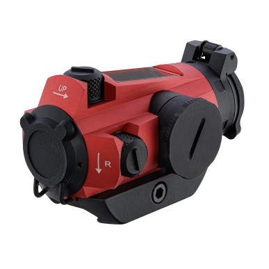 BO Manufacture - Viseur point rouge OCX-1 montage bas avec panneau solaire - Bleu