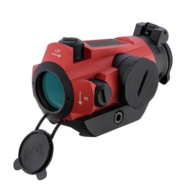 BO Manufacture - Viseur point rouge OCX-1 montage bas avec panneau solaire - Bleu