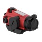 BO Manufacture - Viseur point rouge OCX-1 montage bas avec panneau solaire - Bleu
