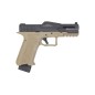 Poseidon - Pistolet GBB CSI XO-P1-BT Blowback - Tan et Noir Poseidon - Pistolet GBB CSI XO-P1-BT Blowback - Tan et Noir