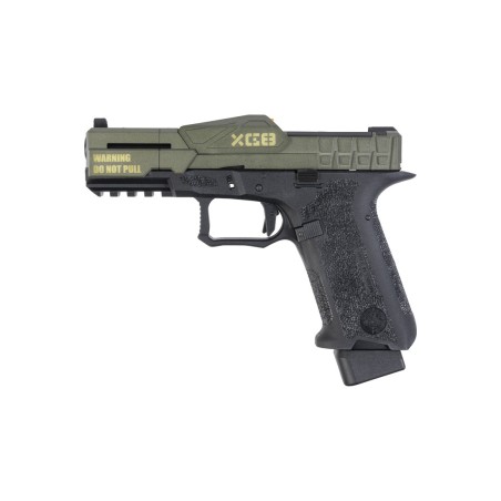 Poseidon - Pistolet GBB CSI XO-P1-ODB Blowback - Noir et Vert