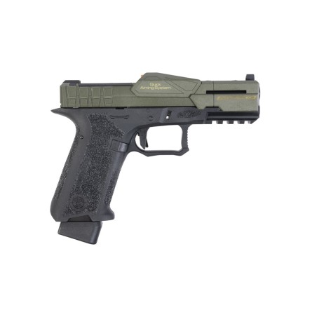 Poseidon - Pistolet GBB CSI XO-P1-ODB Blowback - Noir et Vert