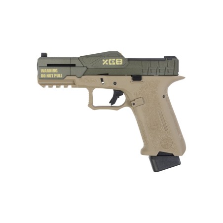 Poseidon - Pistolet GBB CSI XO-P1-ODT Blowback - Tan et Vert