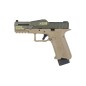 Poseidon - Pistolet GBB CSI XO-P1-ODT Blowback - Tan et Vert Poseidon - Pistolet GBB CSI XO-P1-ODT Blowback - Tan et Vert