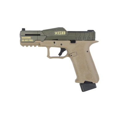 Poseidon - Pistolet GBB CSI XO-P1-ODT Blowback - Tan et Vert