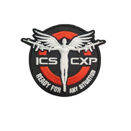ICS - Patch - Noir Et Rouge