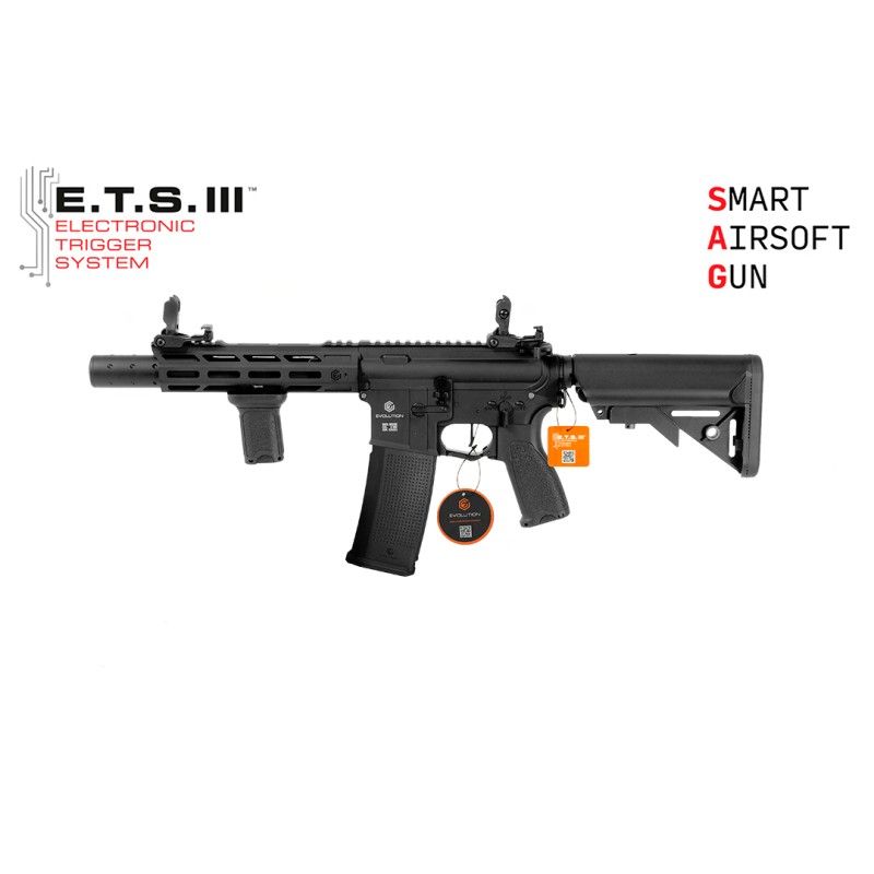 Evolution International - Réplique AEG Recon S EMR S ETS III - Noir Evolution International - Réplique AEG Recon S EMR S ETS III - Noir