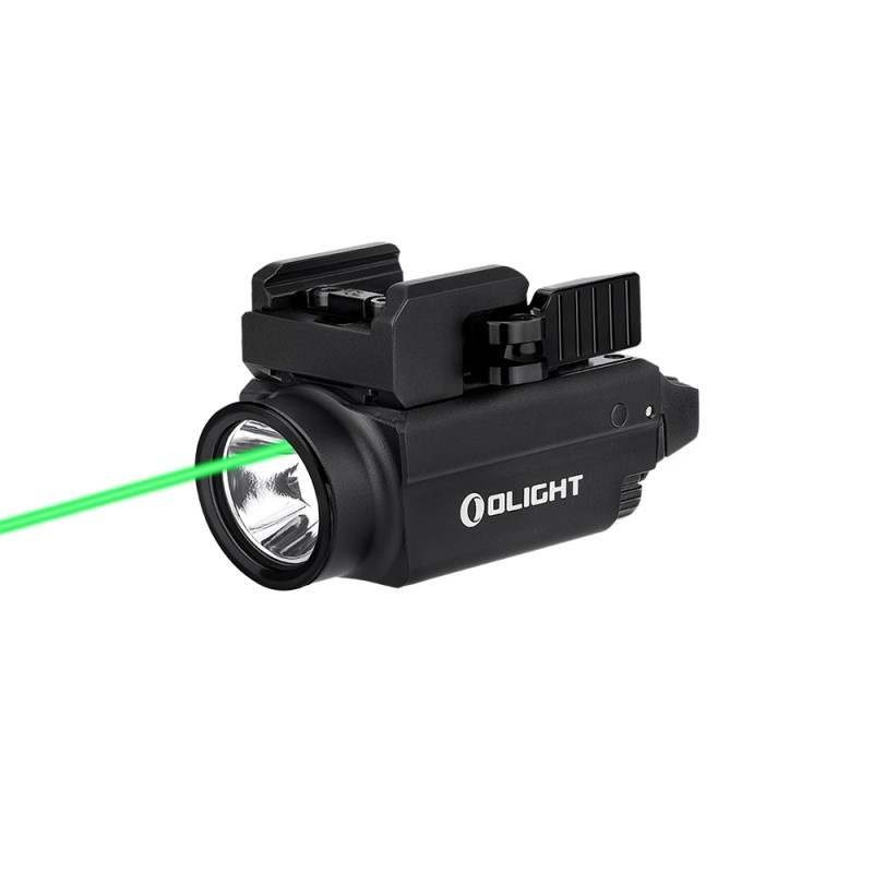 OLIGHT - Baldr S BL - Lampe Tactique Compacte Laser Vert Puissante 800 Lumens