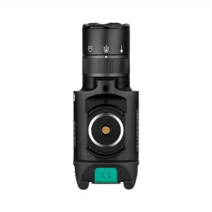 Olight - Baldr Pro R Lampe Tactique avec laser vert, 1350 Lumens- Noir