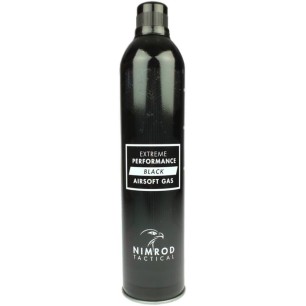 NIMROD TACTICAL - Bouteille de gaz airsoft Black 500ml - 203 PSI (silicone)