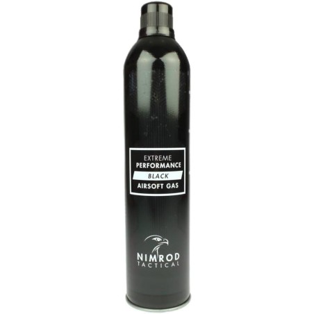 NIMROD TACTICAL - Bouteille de gaz airsoft Black 500ml - 203 PSI (silicone)