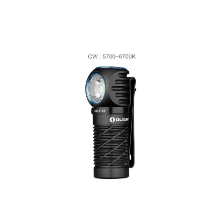 Olight - Perun 2 Mini | Lampe frontale rechargeable éclairage rouge - Noir